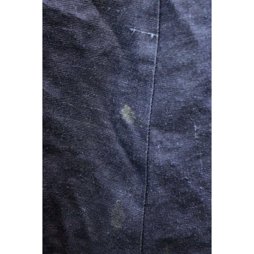 Vtg 1980s Lanz Navy Blue Sailor Style Dress sz 14 Traditional Embroidered Linen - Picture 7 of 10